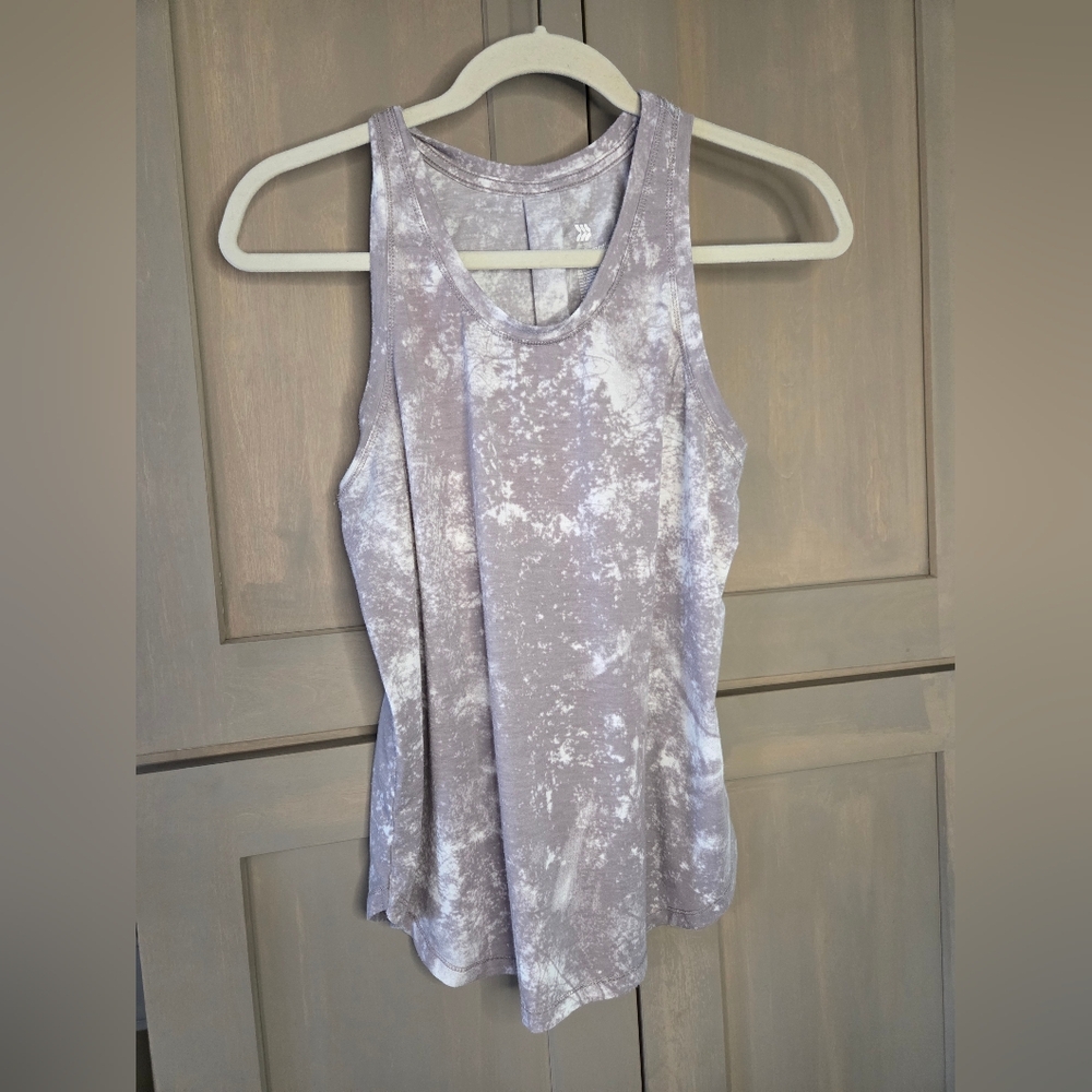 All in Motion Women's Gray and White Tank Top